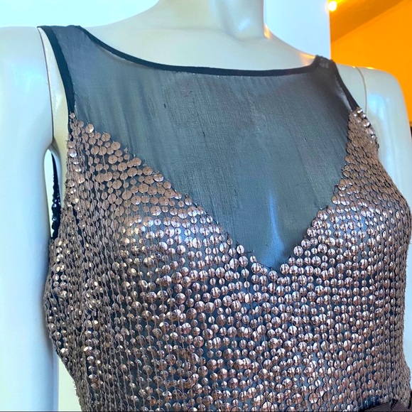 Vintage sequins cocktail and evening dress - Picture 6 of 11